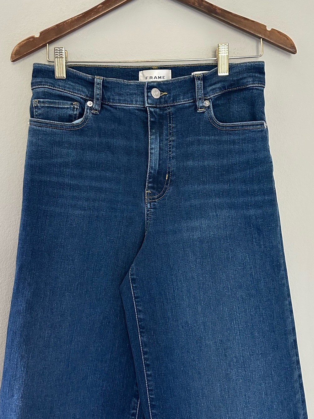 Frame Le Slim Palazzo High Rise Wide Leg Jean in Femma size 29 - Picture 13 of 15